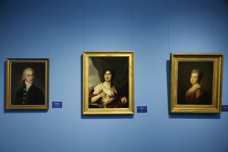 Выставка &amp;quot;Великие портретисты середины XVIII - начала XIX вв.&amp;quot;.